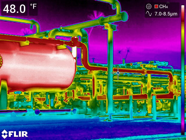 FLIR lanza su primera cámara de detección de gas metano no refrigerado